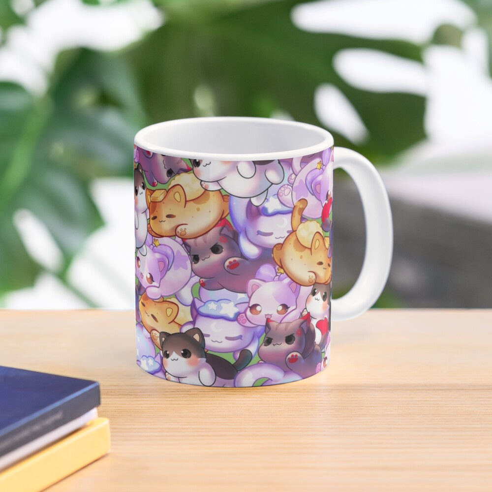 Mug Cangkir Aphmau Meow Plushies Anime Cats
