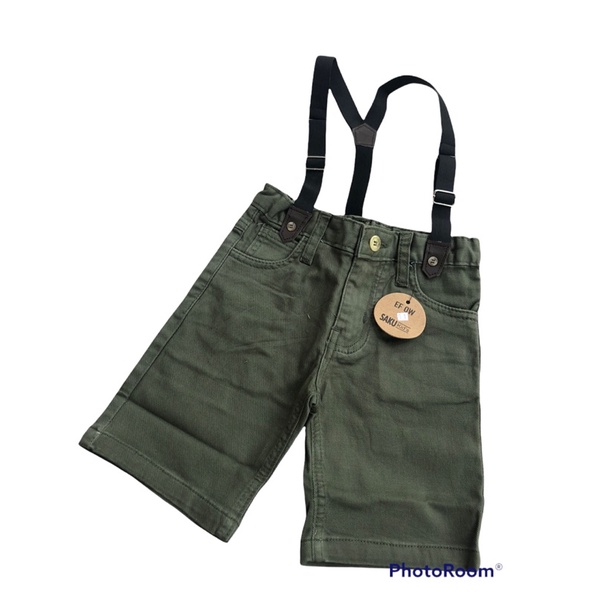 Manggi celana overall pendek anak laki-laki