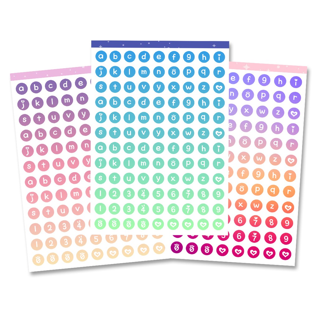 

Sticker Alphabet ( Deco Sticker / Jurnal Sticker )