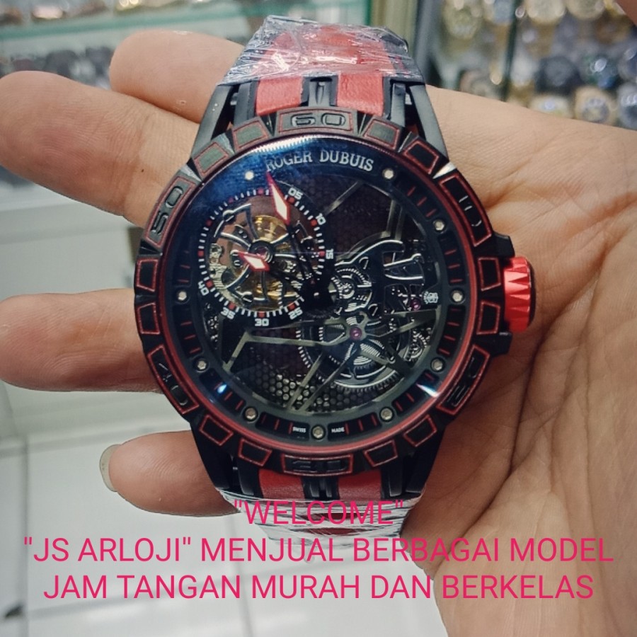 Impor JAM TANGAN PRIA RD ROGER DUBUIS MATIC JAPAN PREMIUM GRADE D.50CM Garansi 1th