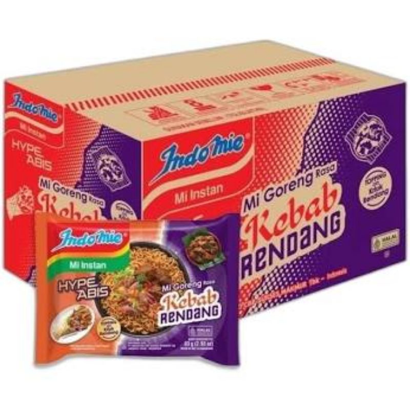 

1 Dus Indomie kebab rendang isi 40 bks