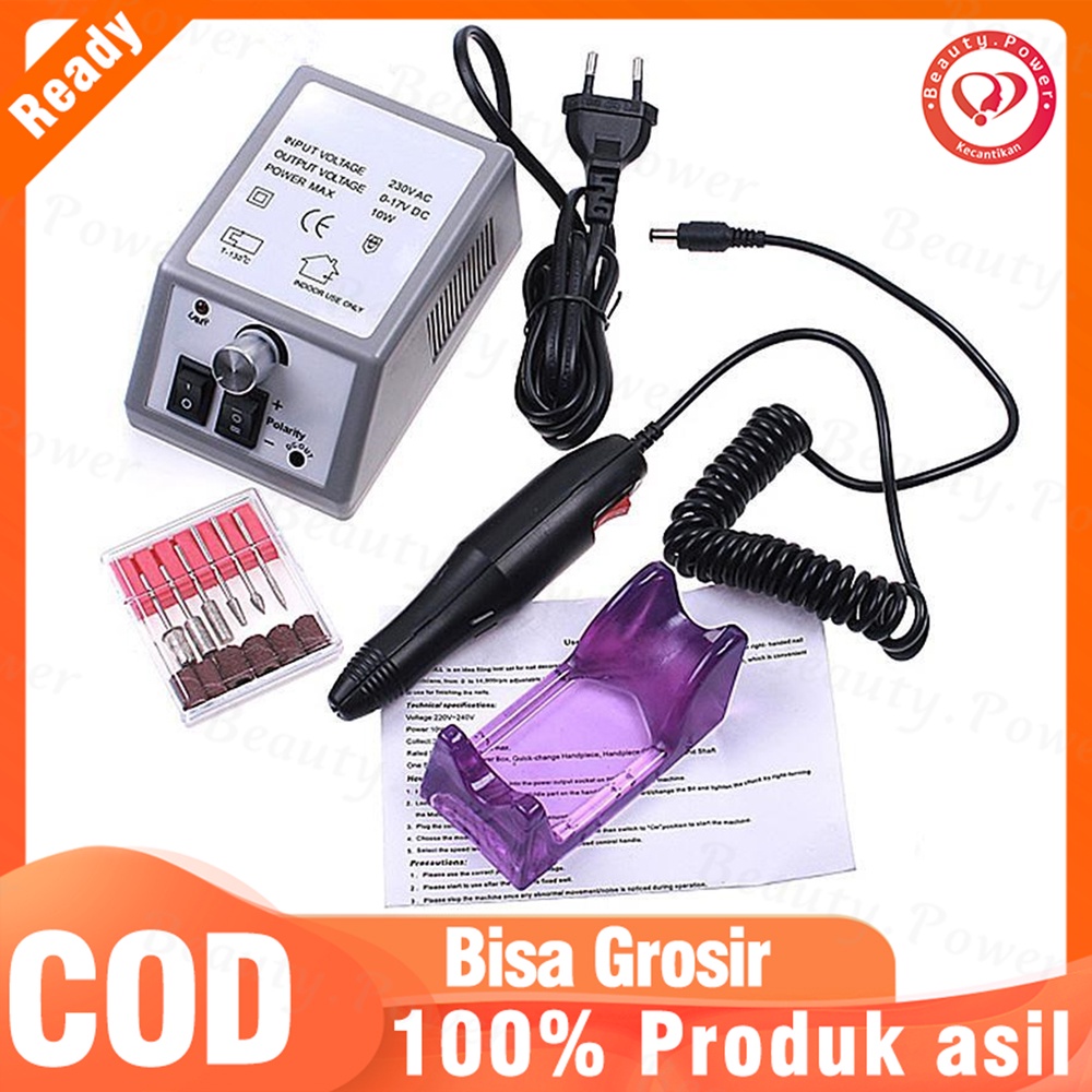 Listrik Profesional Kuku Akrilik Alat Kuku Mesin Kit Bit Manikur Uni Eropa plug