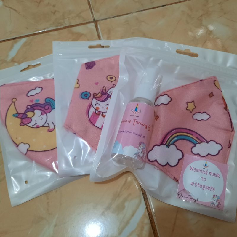 souvenir Hand Sanitizer & Masker Ekonomis