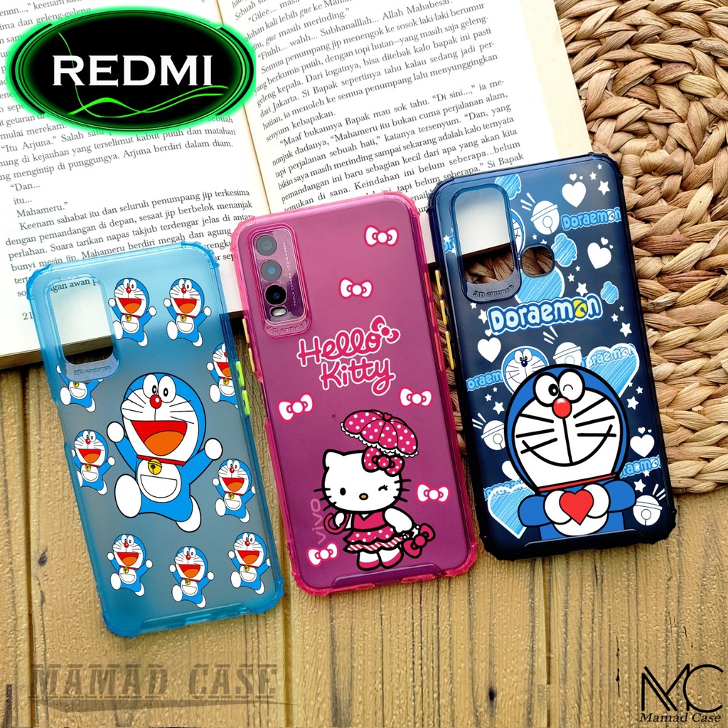 Case Jelly Hellokitty Doraemon Keroppi XIAOMI REDMI 6 6A 9 9A 9C NOTE 9 POCO M3