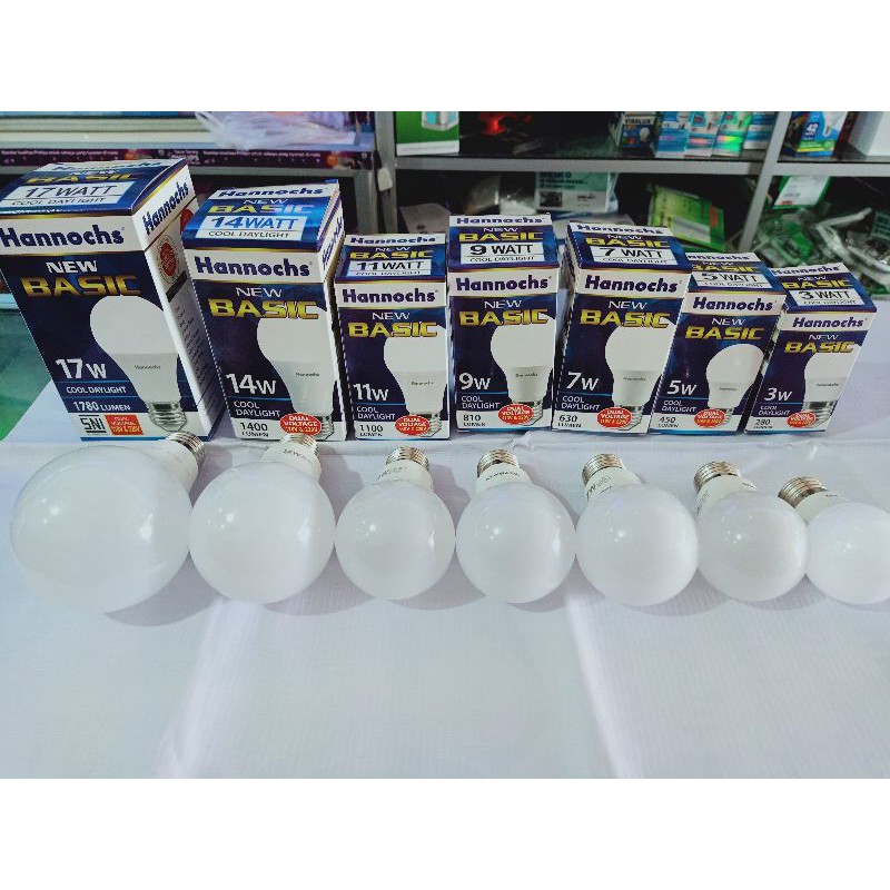 PAKET grosir lampu LED HANNOCH BASIC