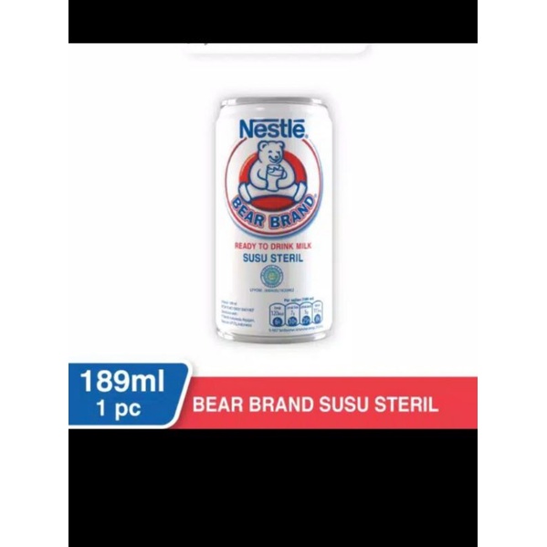 

susu bear brand 189ml