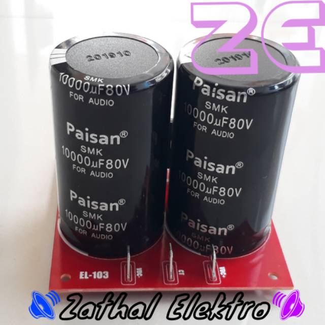 PSU 2 Elco Paisan 10000uf 80V
