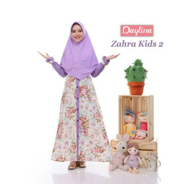 Gamis anak Zahra dress Daylina hijab syari