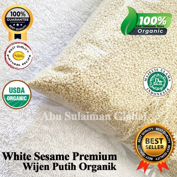 

Wijen Putih Premium 100 gr / White Sesame Premium Abu Sulaiman