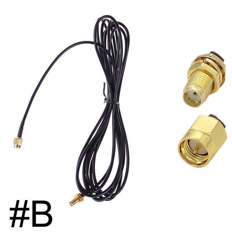 (LUCKID) Adaptor Konektor Kabel Coaxial SMA Male Ke Female Panjang 10M