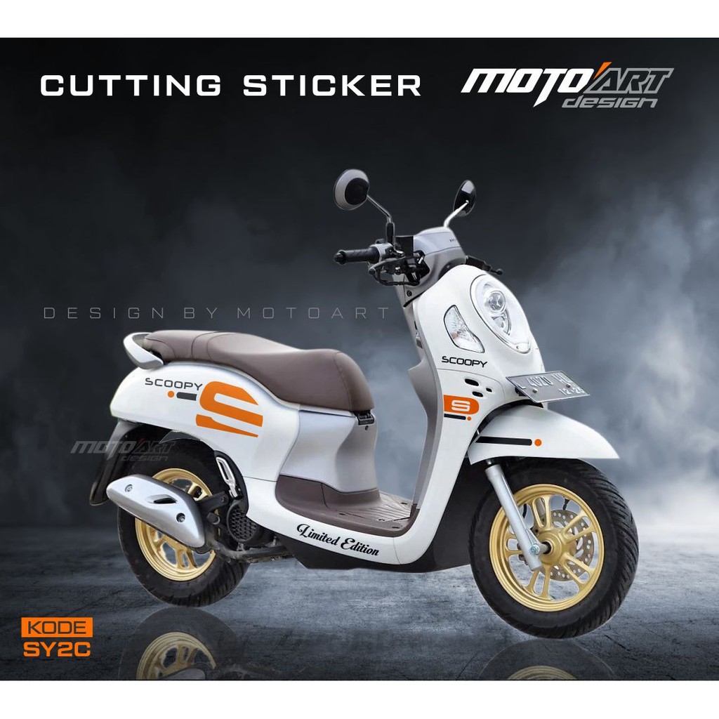 STICKER NEW HONDA SCOOPY 2021 KODE SY2