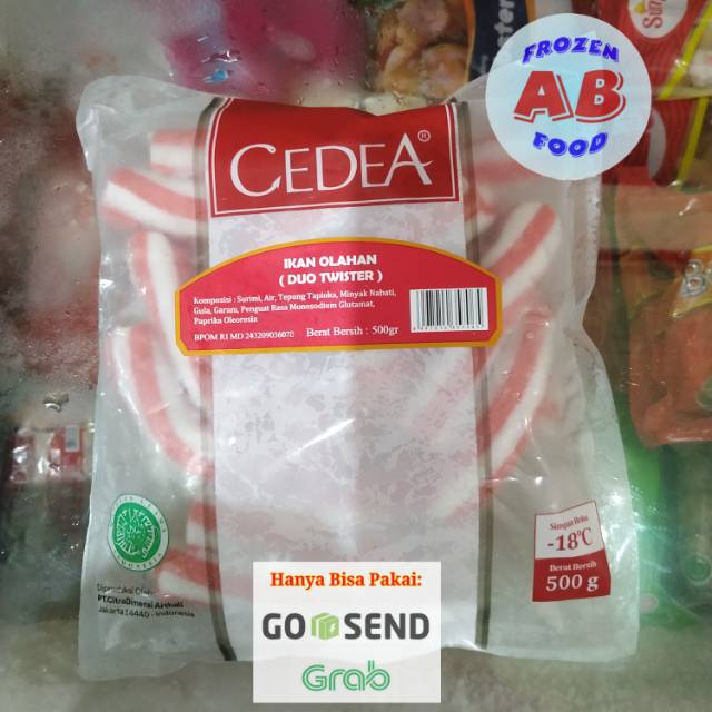 

CEDEA Duo Twister 500 gram Cedea Ikan Olahan 500 gr Dua Twist 500gr Fish Olahan 500gram