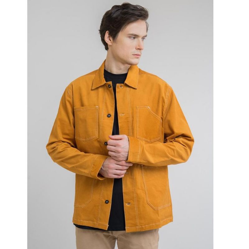 Erigo trucker corduroy dave mustard