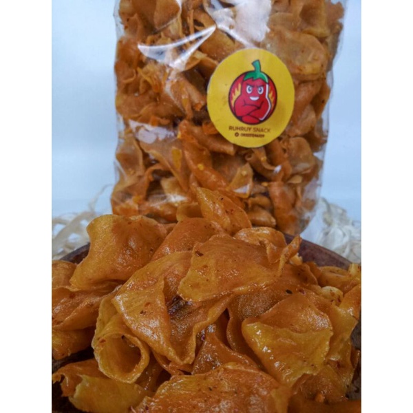 

KERIPIK RUHRUY/SNACK PEDAS/JAJANAN PEDAS/CEMILAN 250gr