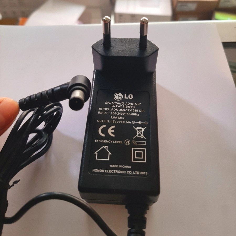 Jual Adaptor Charger Tv Dan Monitor Lg V A Jarum Shopee Indonesia