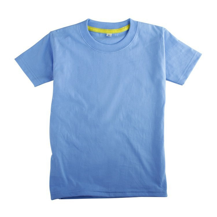 kaos polos anak warna biru muda Baju Anak