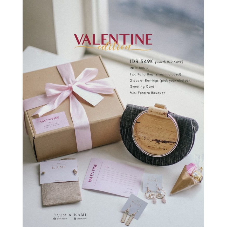 

Banane X Kami Valentine Hampers (Kana Bag & Earrings)