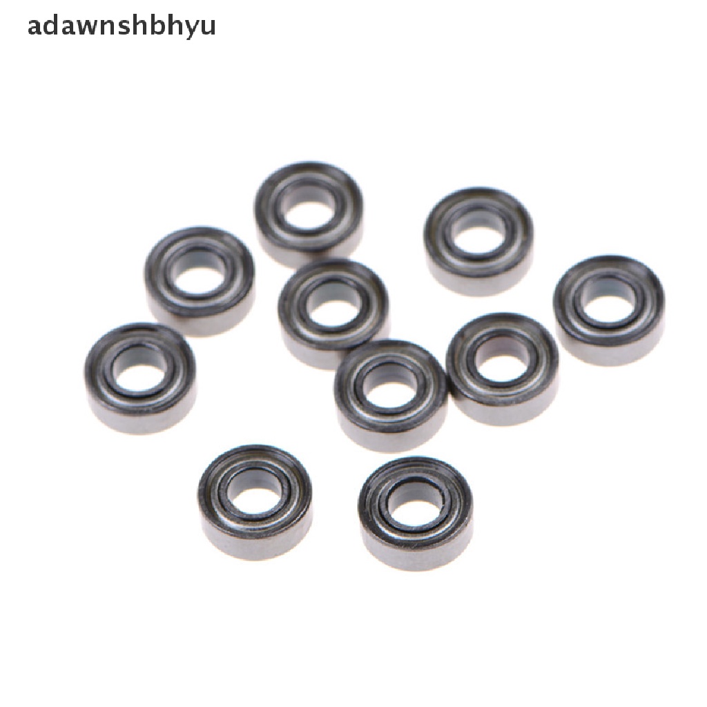 Adawnshbhyu 10pcs MR115ZZ Miniatur Metal Terlindung Karet Disegel Bearing Model 5x11x4mm