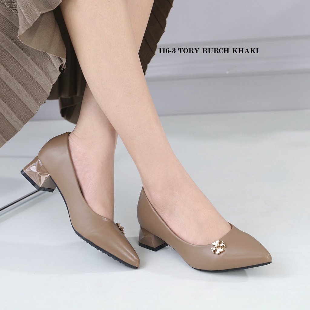 SEPATU WANITA KERJA HEELS PLATFORM SHOES 116-3