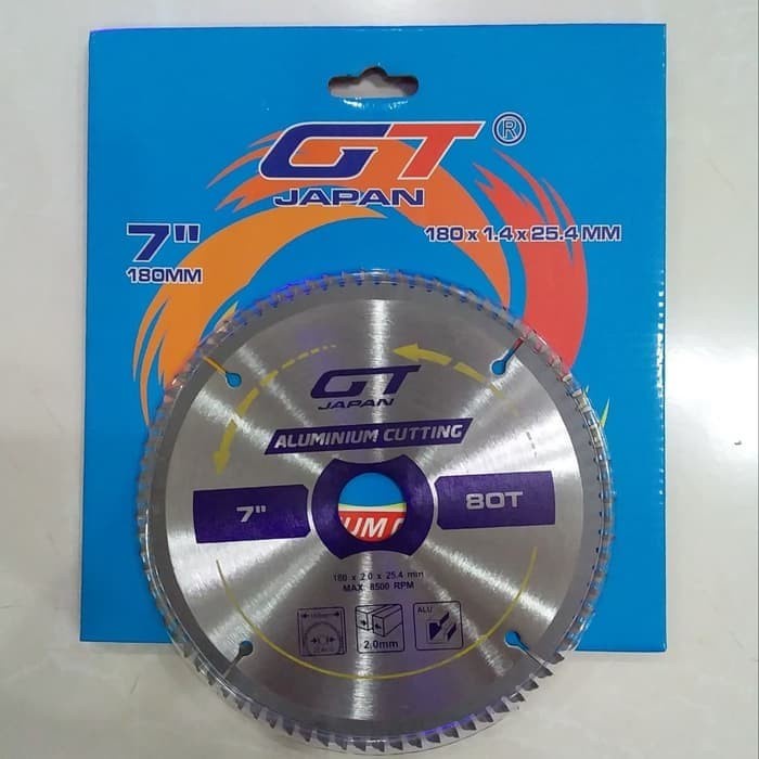 Mata Pisau Potong Kayu GT JAPAN Circular Saw Blade 7 x 40T Ultra Thin