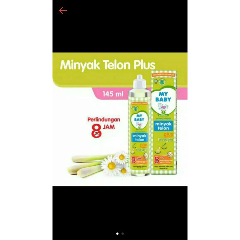 My Baby Minyak Telon Plus 8 jam 57 ml/85ml/145ml 100% Original.♡BPOM