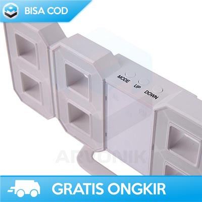 JAM MEJA DIGITAL LED AESTHETIC DEKORASI KAMAR TAFFWARE TS-S60-W ALARM