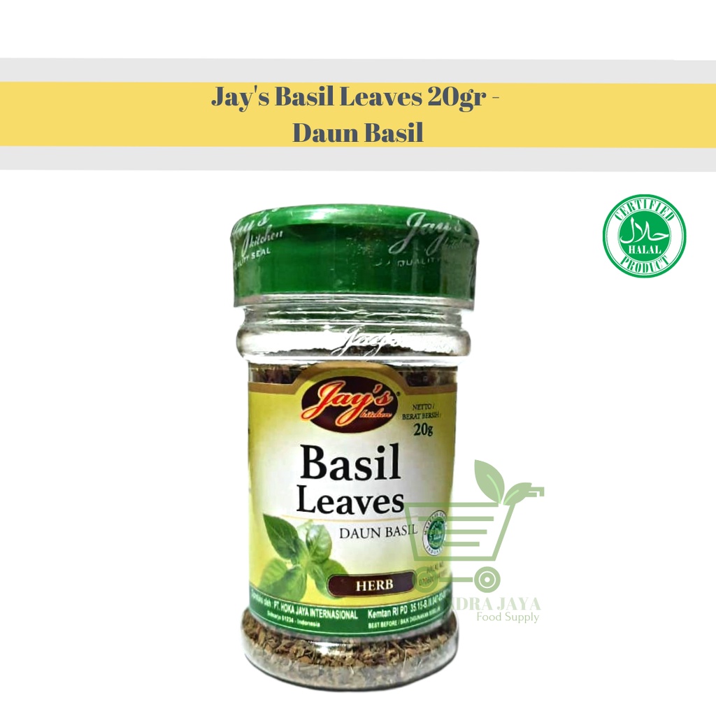

Jay's Basil Leaves 20gr - Daun Basil