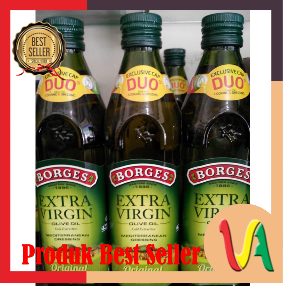 

Minyak Zaitun Borges 500 ml 500ml / Halal / Extra Virgin / Minyak serbaguna / Kesehatan