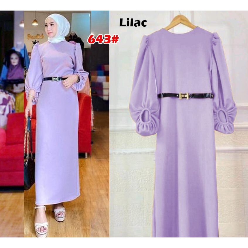 643#Dress muslim/dress casual/dress formal/F+FREE BELT H