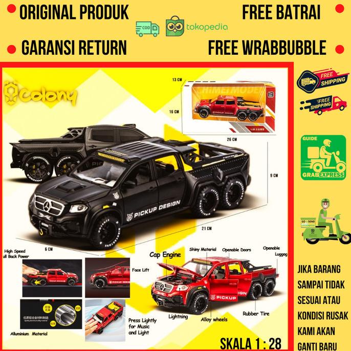 Mercy X Class EXY Diecast Mainan Anak Mobil Diecast Pajangan Miniatur