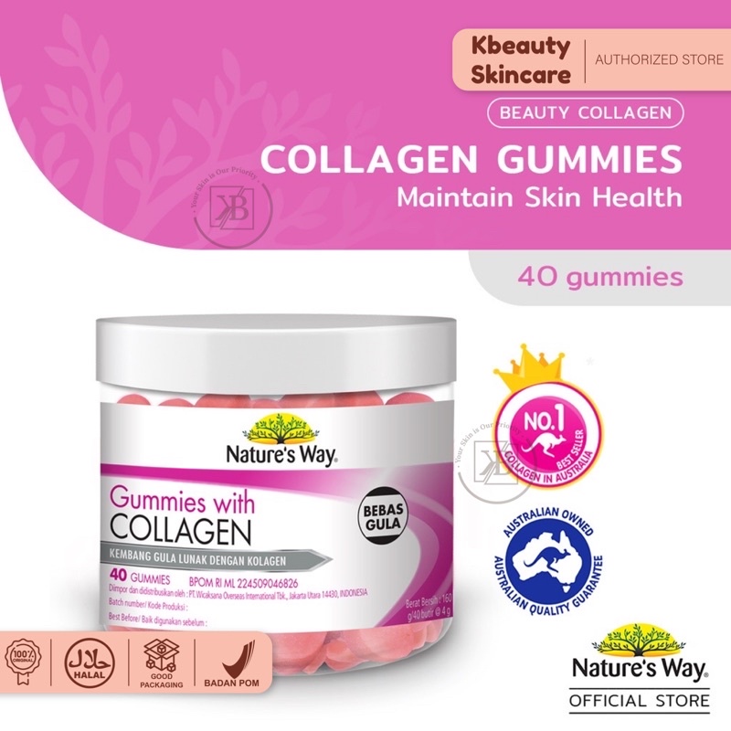 [BPOM] Nature's Way Beauty Collagen Gummies isi 40 gummies