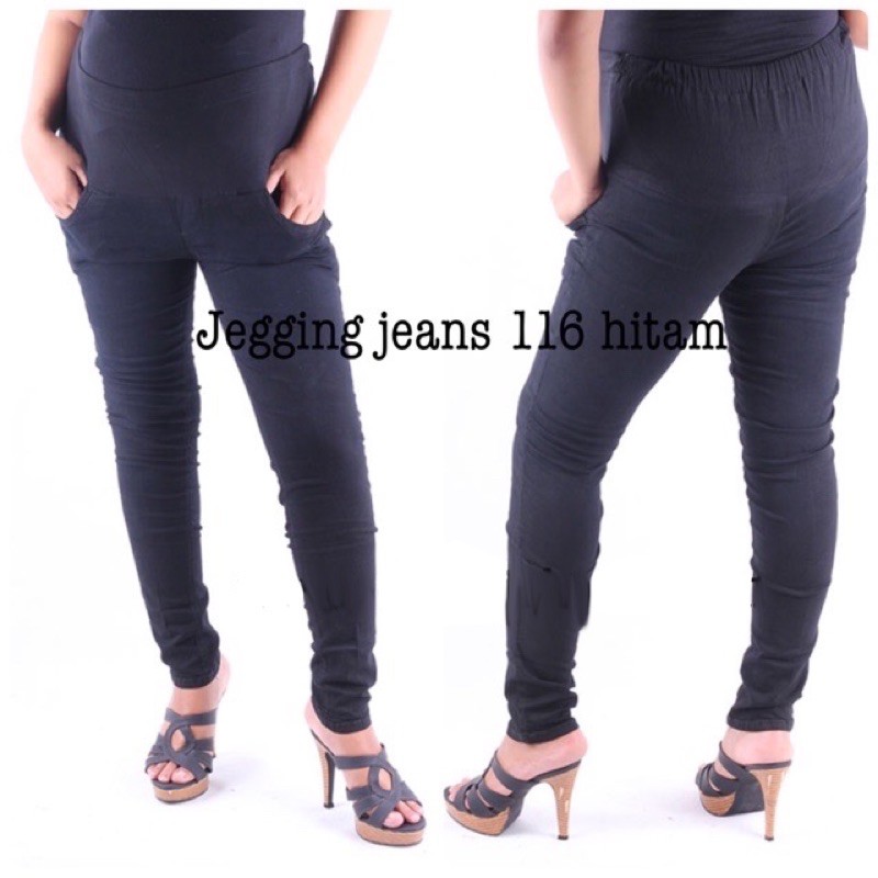 Jegging jeans 116 Hitam