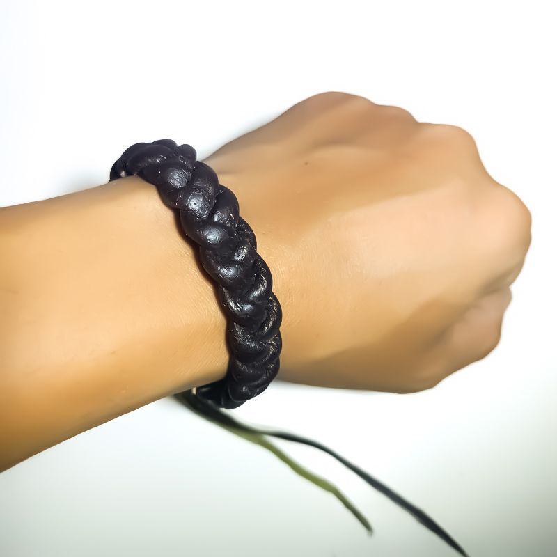 Gelang tangan tali Kulit pria dan wanita