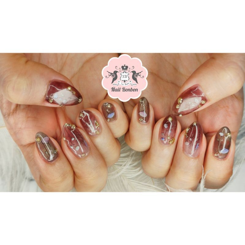 Dark Glass Color Gel Polish Kutek Gel UV LED Warna Kaca Transparant Bening Gel Nail Polish Kutek Jel