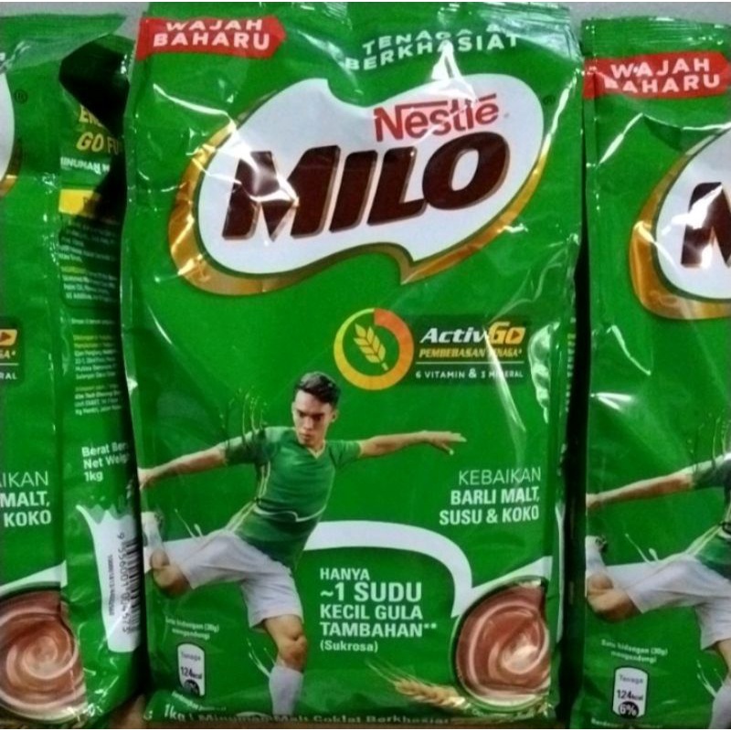 

Milo Malaysia 1 Kg Asli coklat EX 30/10/2022