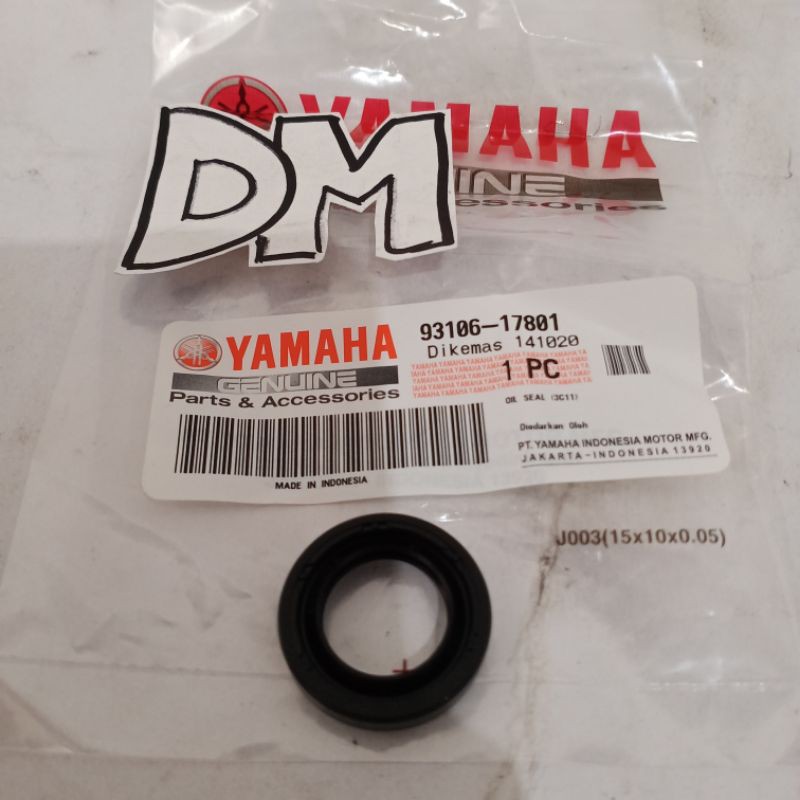 karet seal sil arm relay dudukan monoshock Vixion 93106-17801 asli original Yamaha