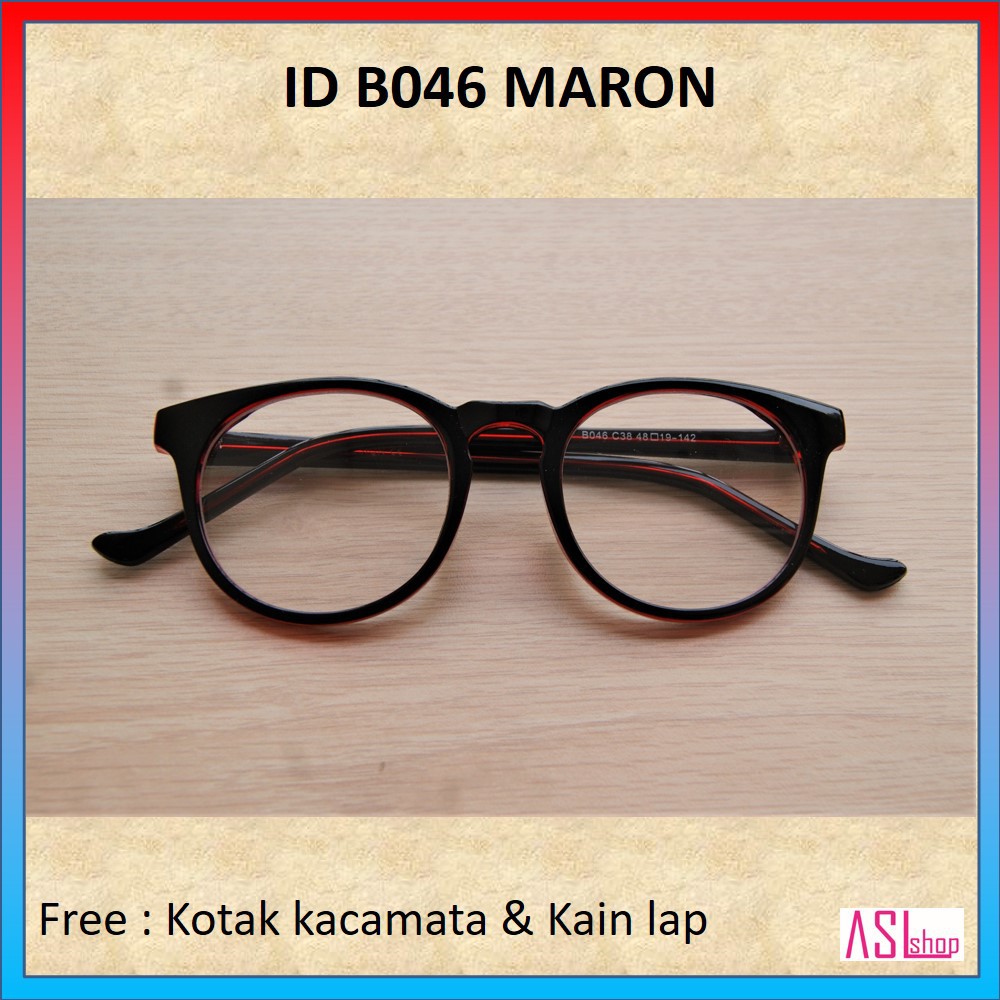 FRAME DAN KACAMATA MINUS (KODE=ID B046)