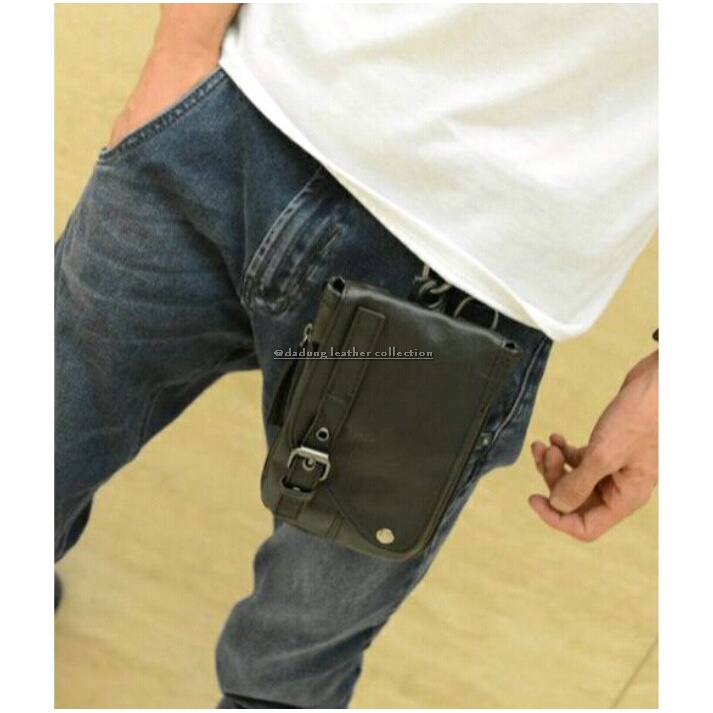 Tas Selempang Kulit Asli, Tas Selempang Pria Mini