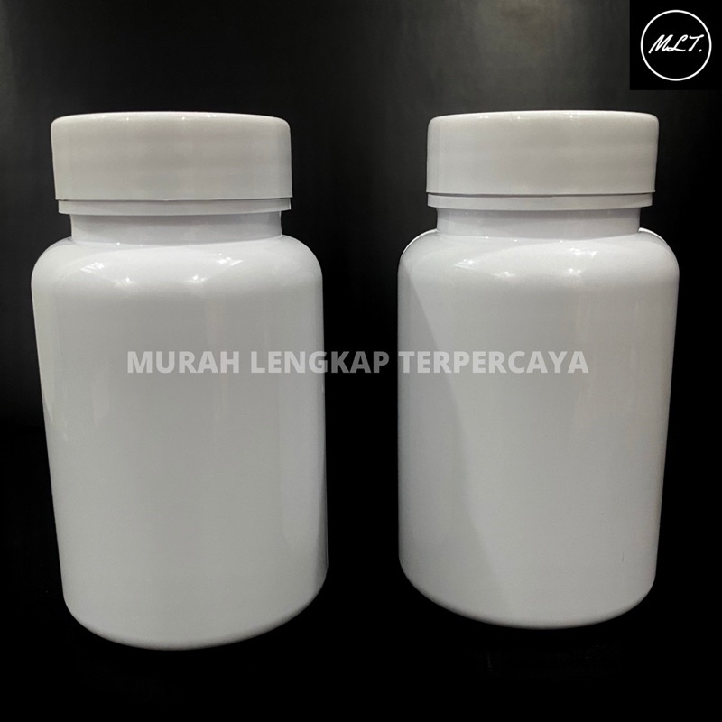 BOTOL KAPSUL PUTIH 145ML CAP NON SEGEL PET/BOTOL KAPSUL BULAT 145 ML