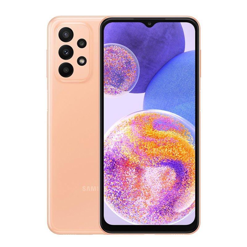 HANDPHONE SAMSUNG A03 | A13 | A22 5G | A23 4G | A53 5G | A03 core | A22 LTE 6/128 | A23 6/128GB | Tab A7 Lite 3/32GB | GARANSI RESMI 1 TAHUN-A23 4G peach (6/128)