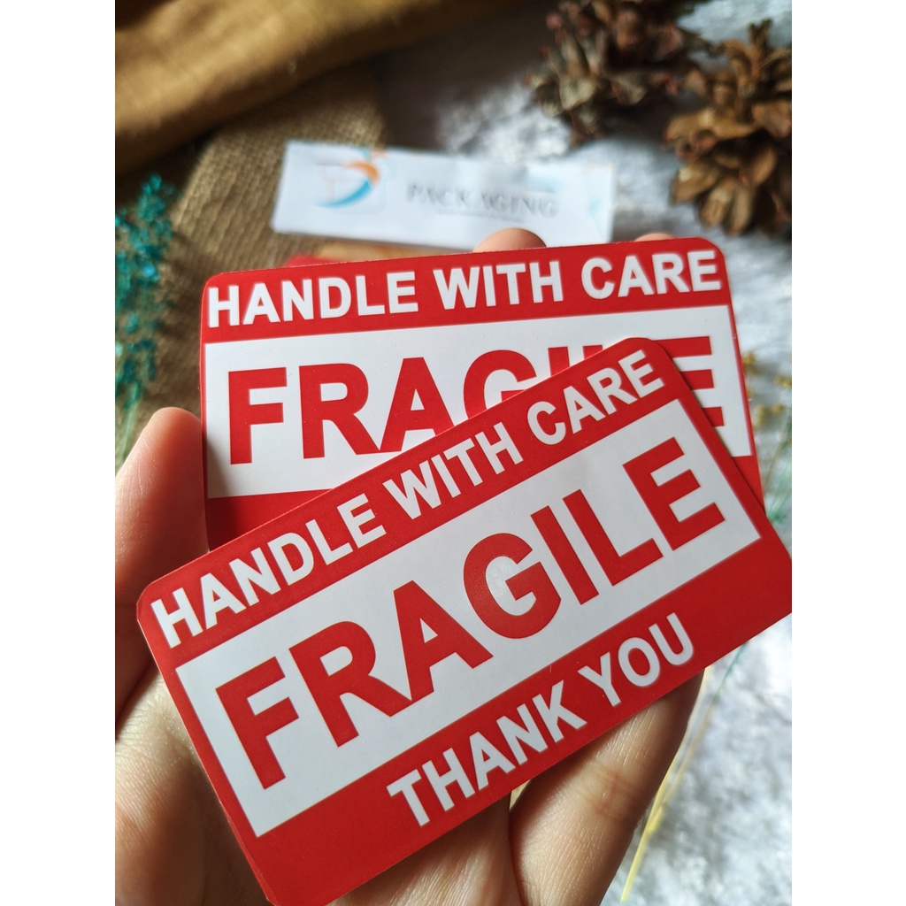 

Termurah Sticker Fragile merah daya rekat kuat anti air kualitas no 1