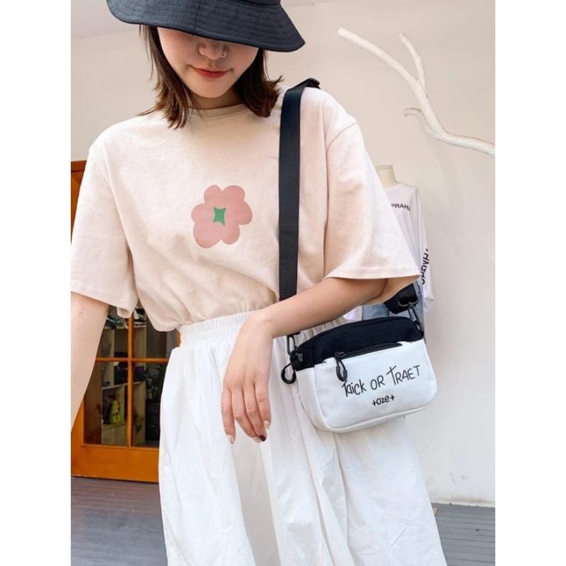 Tas Selempang Wanita Shoulder Bag Kanvas Tas Murah Cewek