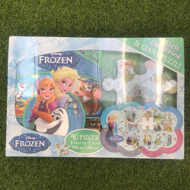 DISNEY FROZEN FIRST LOOK & FIND & GIANT PUZZLE