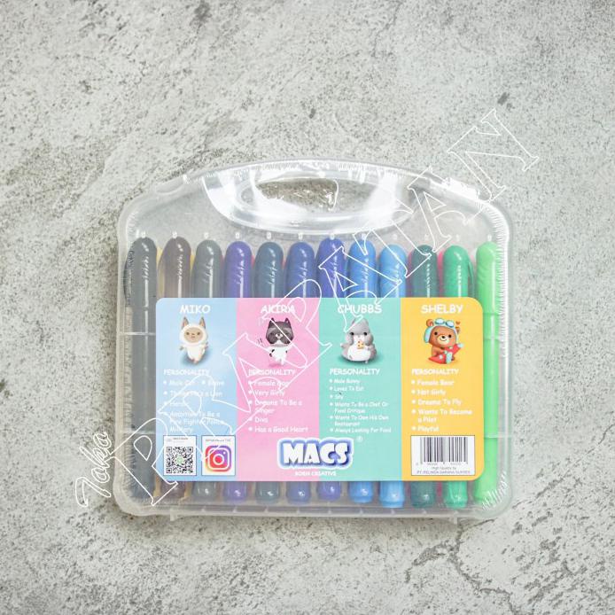

MACS GEL CRAYON 24 WARNA / KRAYON GEL