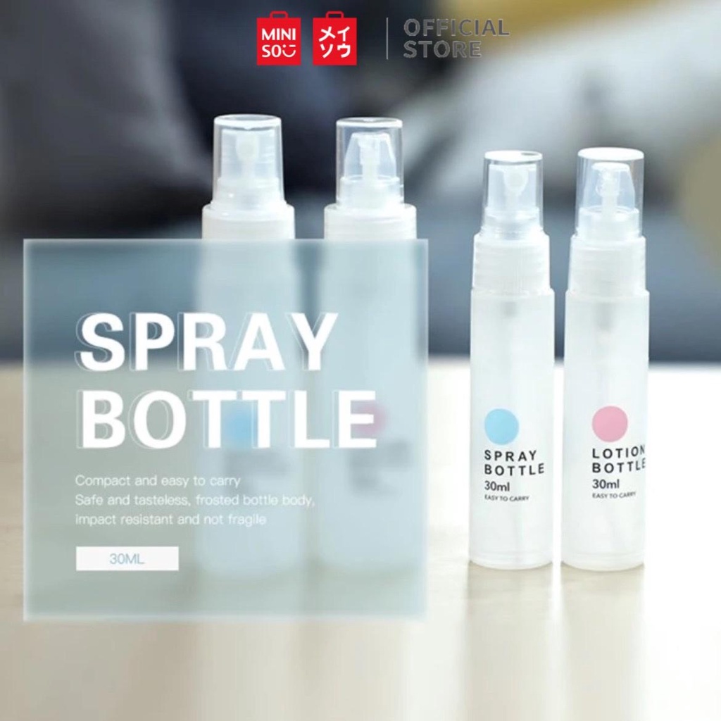 Miniso COD Botol Travel Botol Spray Botol Pump Botol Flipflop Botol Parfum Botol Sabun Botol Toner