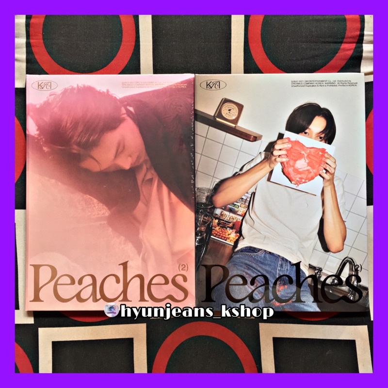[READY STOCK] Kai EXO The 2nd Mini Album - PEACHES (Photobook Ver. : Kisses & Peaches) + poster