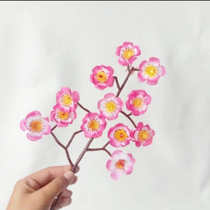 Bunga Sakura Artificial / Perlengkapan Properti Foto / Photo Props