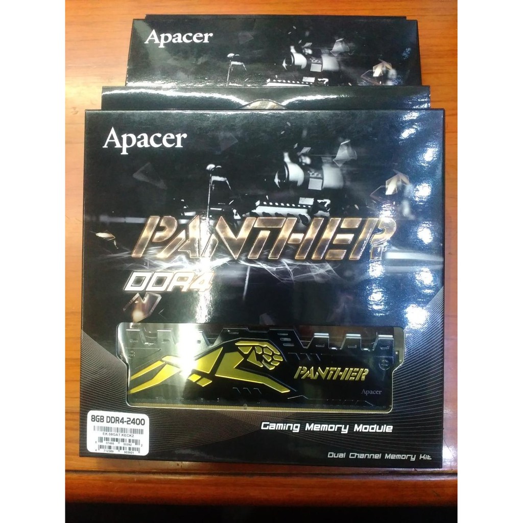 MEMORY APACER PANTHER DDR4 2x4GB 8GB PC 2400 Limited