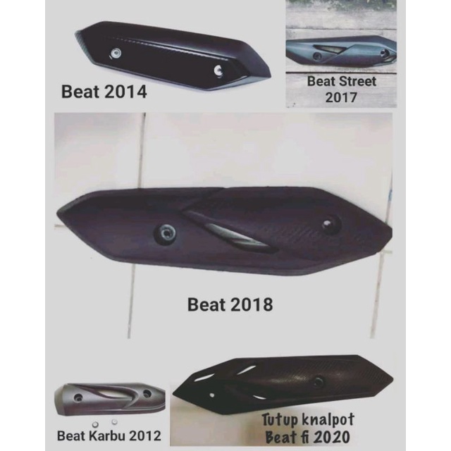 Tutup knalpot honda Beat