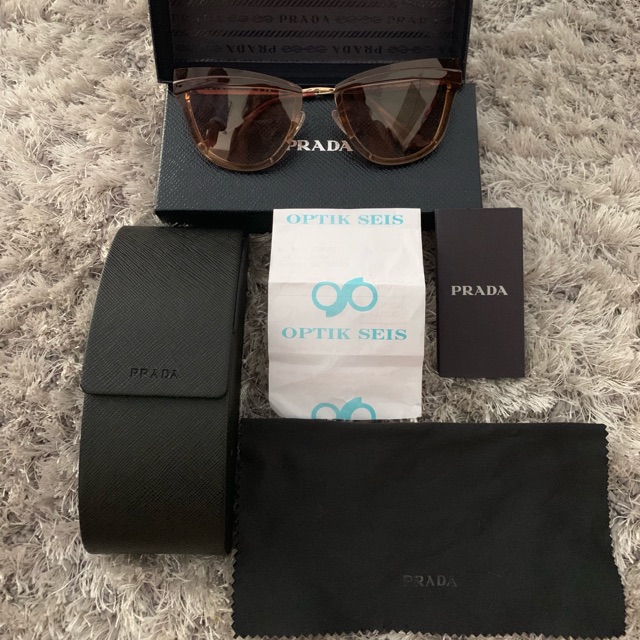Preloved Kacamata Prada Authentic Fullset
